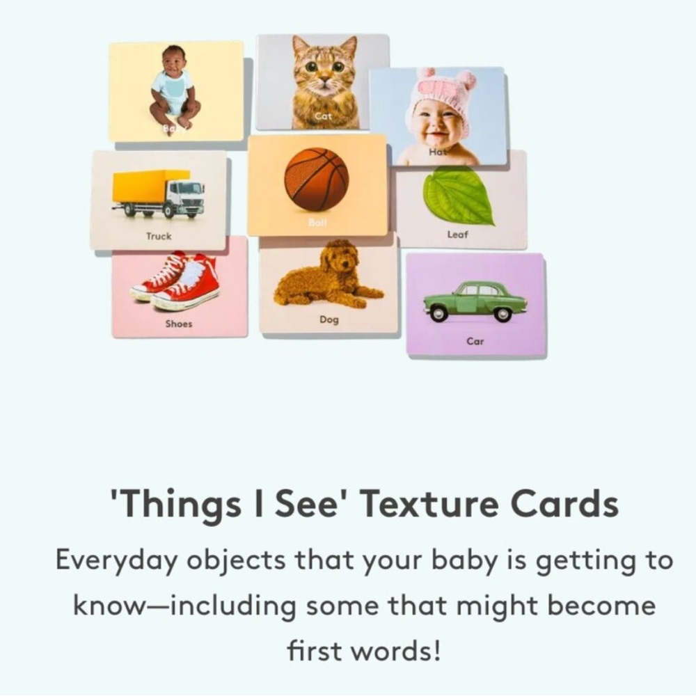 Lovevery “The Inspector” Play Kit – Things I See Texture Cards